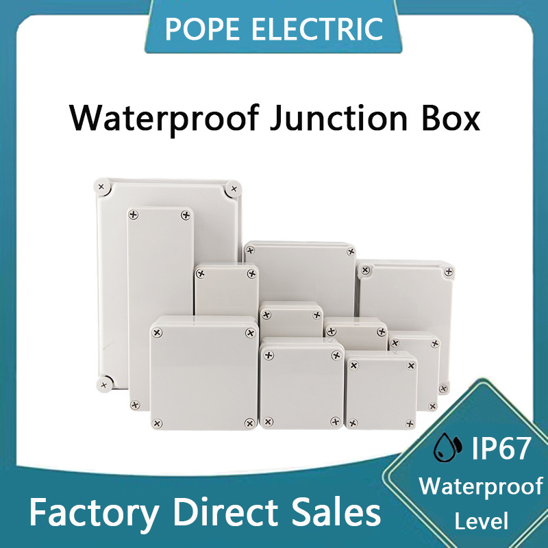 AG Series Plastic ABS Junction Box Screw Cable Custom Waterproof Junction Box IP67 Outdoor