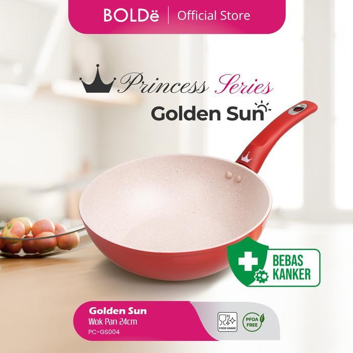 Princess Golden Sun Wok Pan 24cm