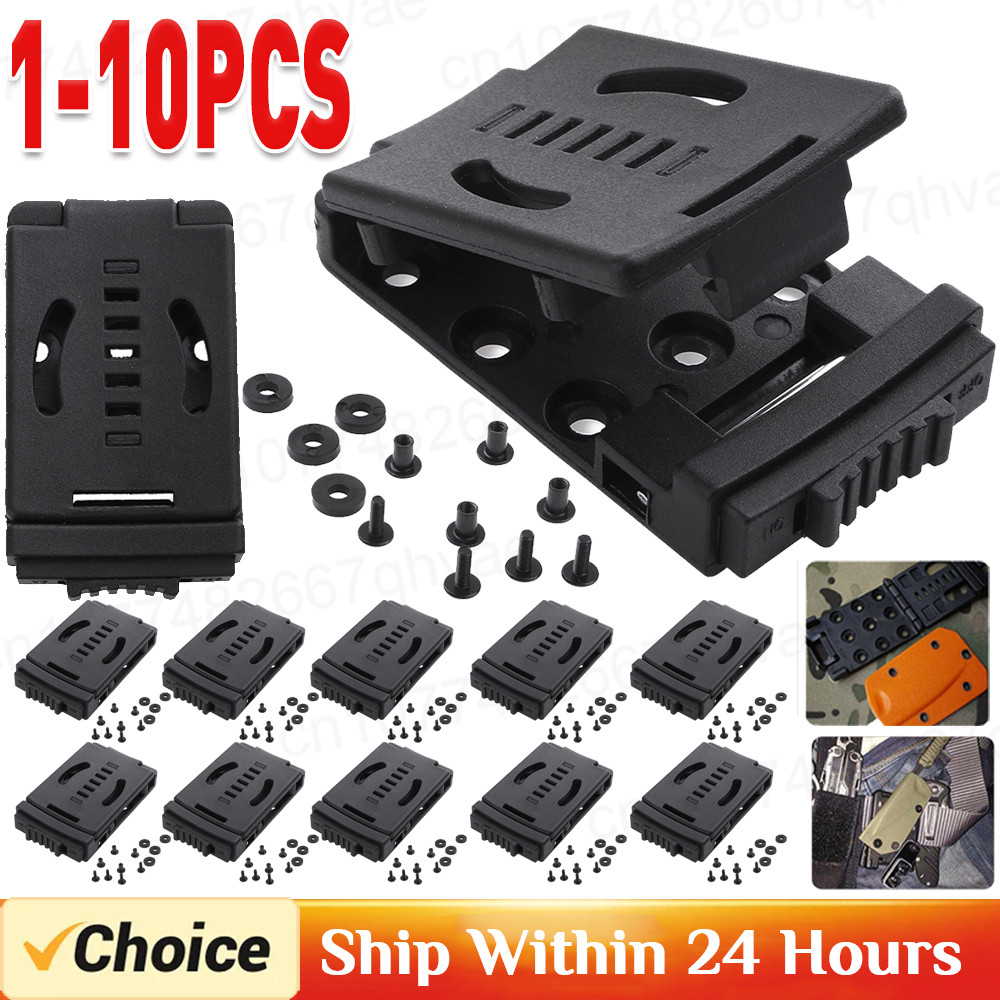 10-1pcs Hunting Kydex Waist Clip Tek Lok Belt Loops Belt Clip For Knife Kydex Sheath/Holster K