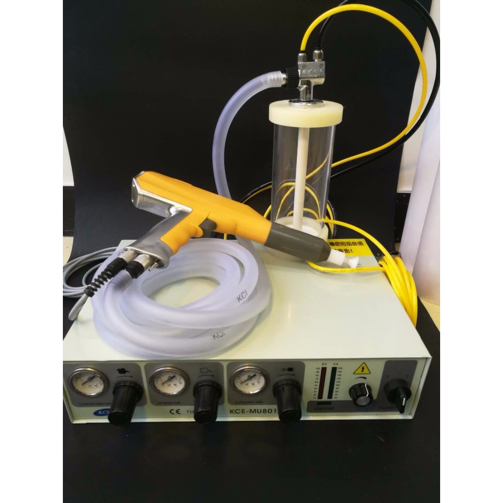 TCCT portable powder paint experiment system electrostatic powder coating machine with electrostatic