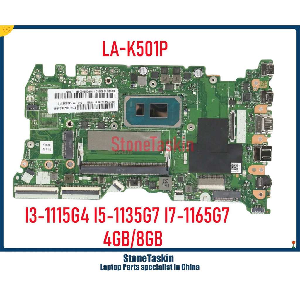 StoneTaskin LA-K501P For Lenovo ThinkBook 15 G2 ITL 14-ITL 14S Motherboard I3-1115G4 I5-1135G7