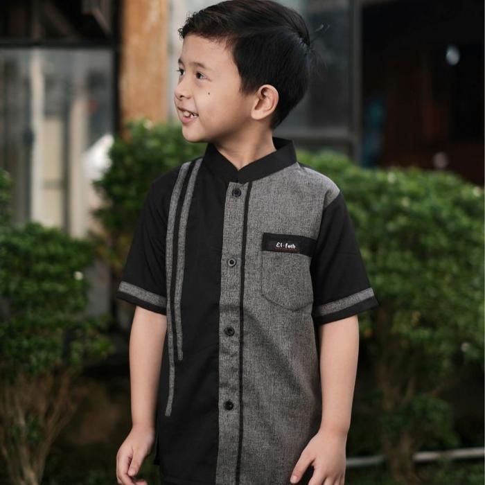 Best Seller El Fath Setelan Koko Anak Al Ghifari By El Fath Koko Anak Laki Laki Lengan Pendek Baju