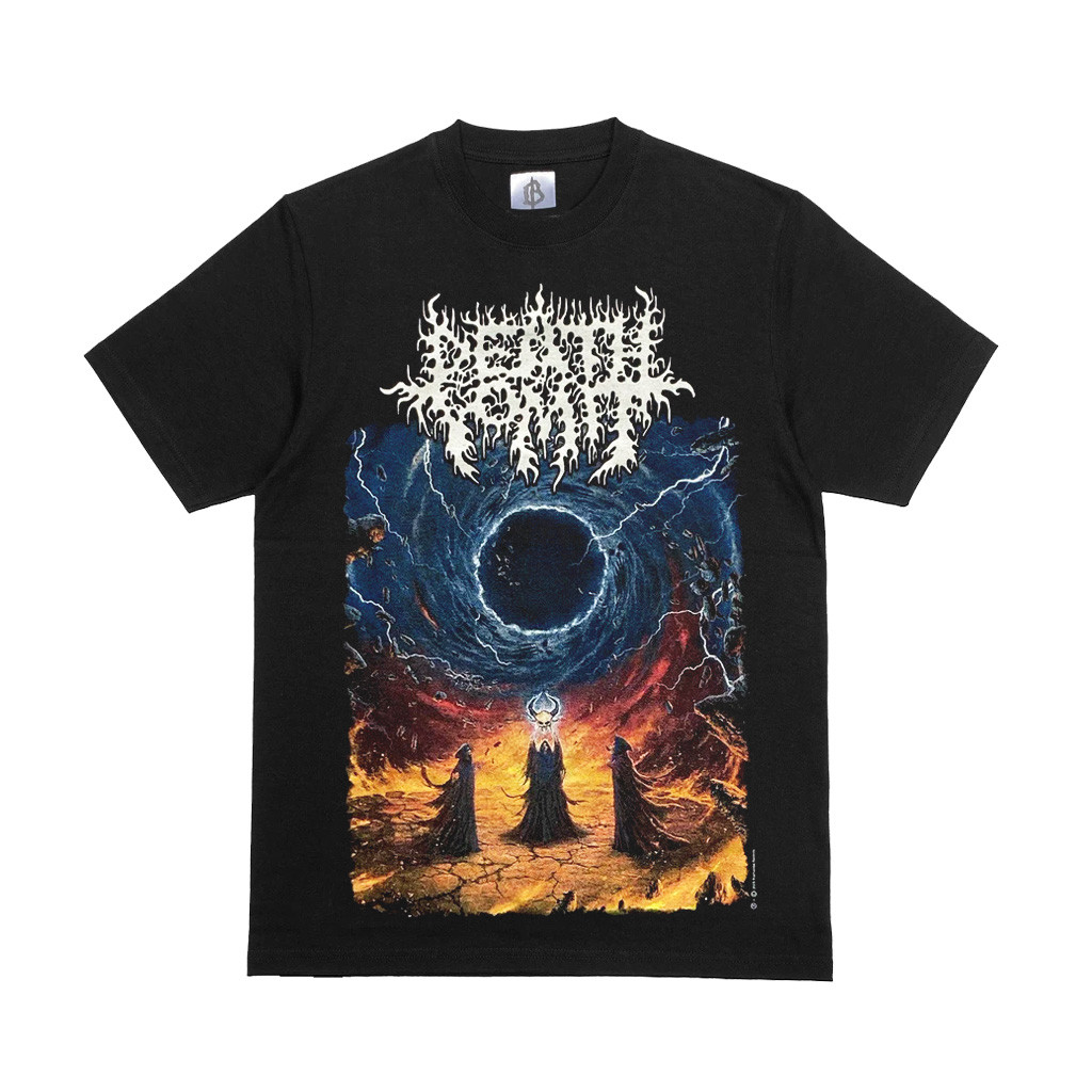T-SHIRT - DEATH VOMIT - DEVIL BLESSES BLACKANDJE Kaos death metal original