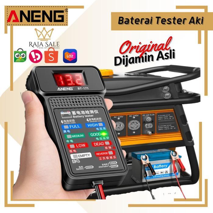 Battery Tester Digital Bt-171, Alat Detektor Kuantitas Aki Kendaraan Populer