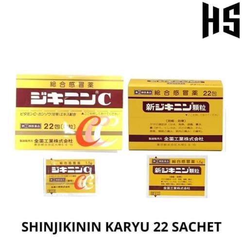 Shinjikinin Karyu Obat Flu Shin Jikinin C Isi 22 Sachet Original Japan