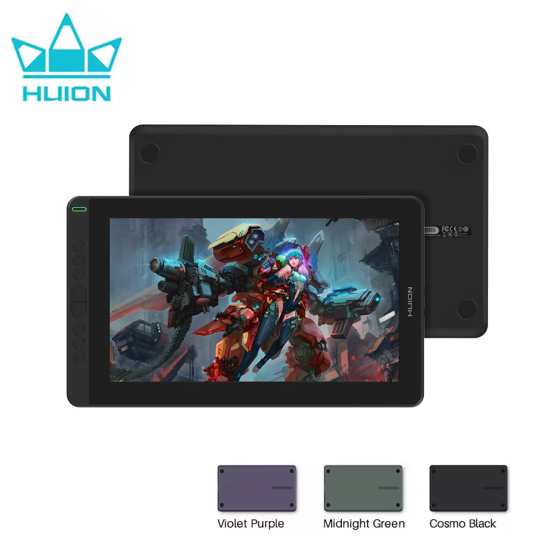 Huion 13 Inch Graphics Tablet Kamvas 13 With Screen Pen Display Tilt Function Battery-Free Stylus
