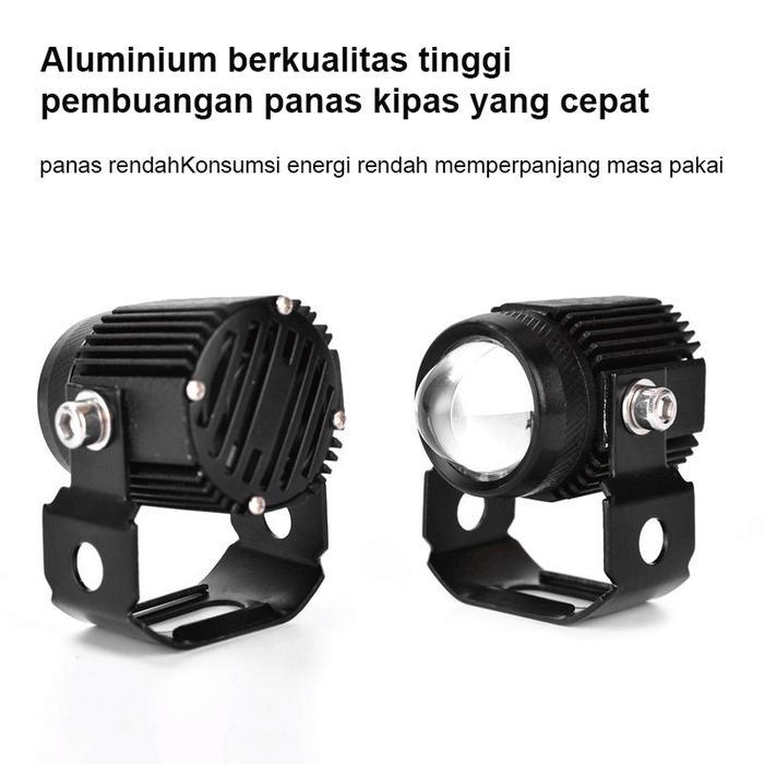 Lampu Led Motor Dan Mobil 2 E Lampu Dekat Kuning/Lampu Jauh Putih