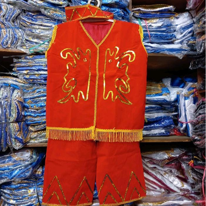 PAKAIAN ADAT DAYAK TK SD // BAJU ADAT DAYAK
