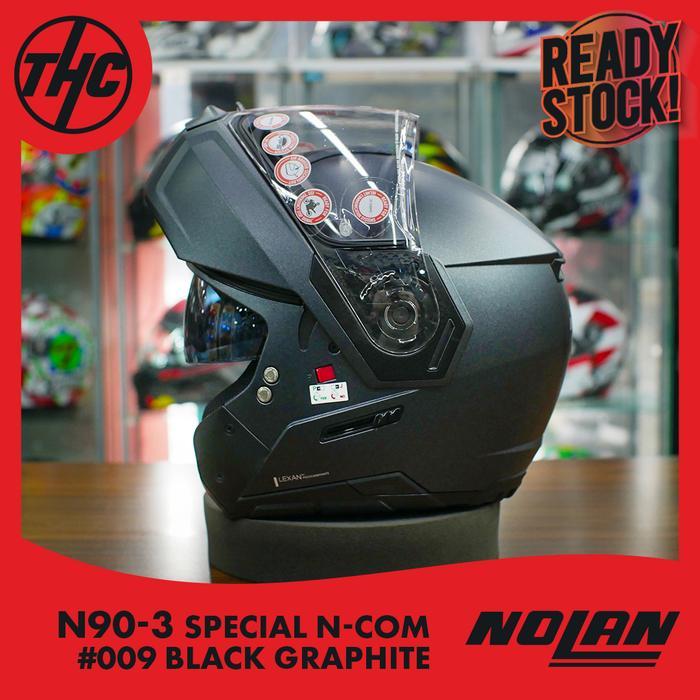 NOLAN N90-3 SPECIAL N-COM GRAPHITE BLACK