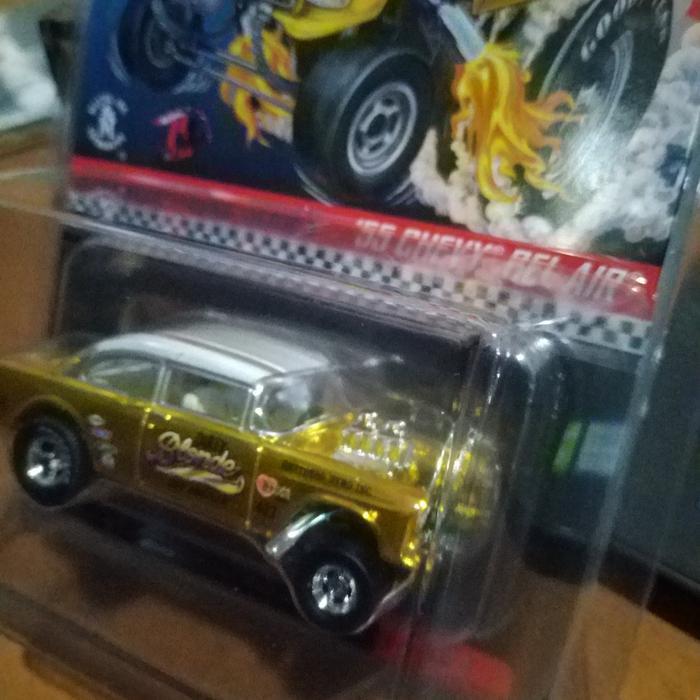 HOTWHEELS CHEVY BELL AIR GASSER BLONDE GOLD TERMURAAAAH