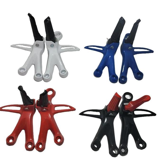 FOOTSTEP GANTUNG SATRIA FU PIJAKAN KAKI BELAKANG SEPEDA MOTOR MOTORCYCLE BESI