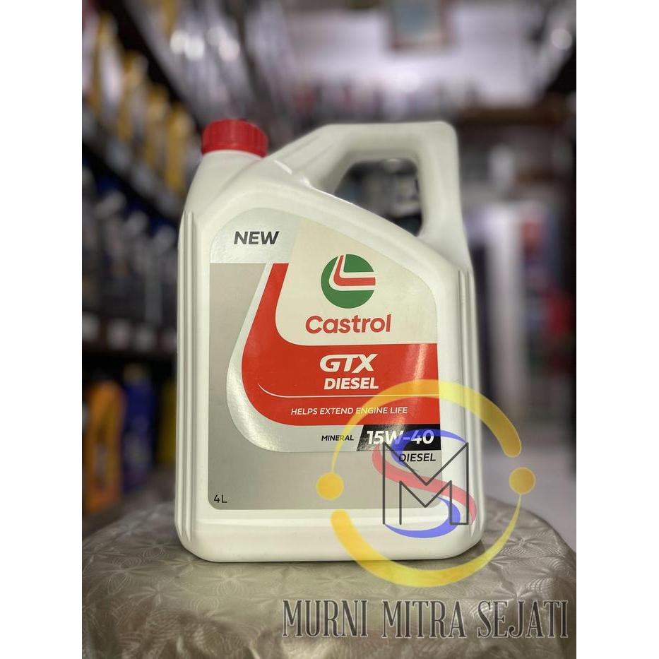 CASTROL GTX DIESEL SAE 15W-40 15W40 15 W 40 GALON 4 L