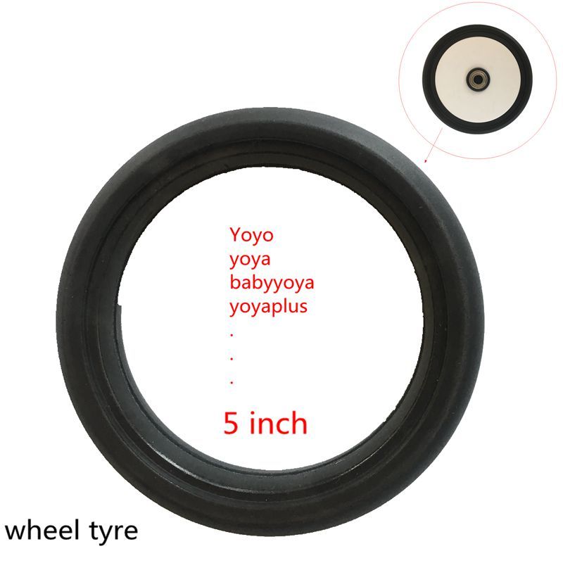 New Wheel Tyre Stroller Accessories 5 inch Orginal Tyre For Yoya baby Stroller Yoya Yoyo Yoyaplus