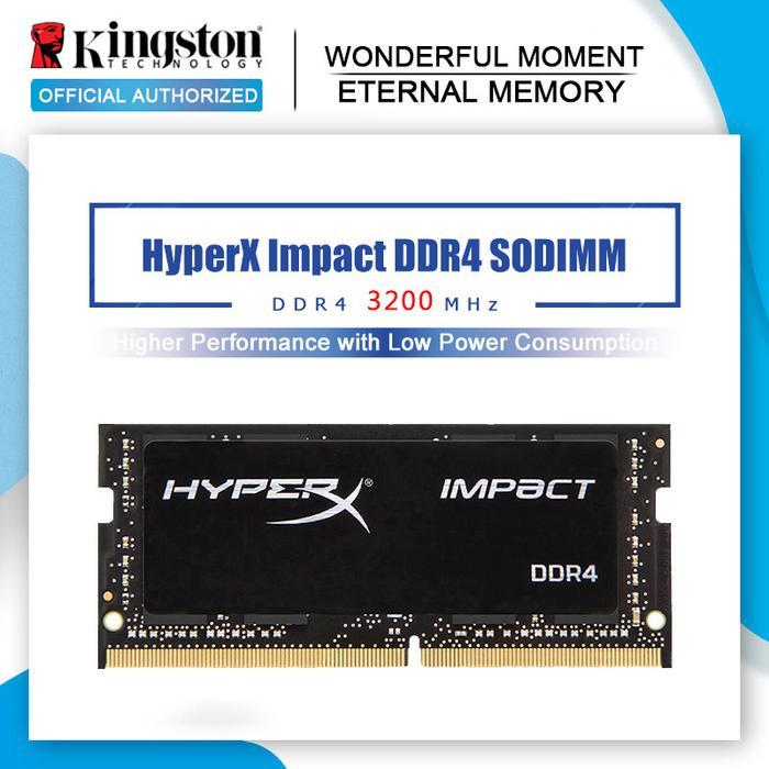 Kingston Memoria Ram Ddr4 3200Mhz 8Gb 16Gb 32G Hyperx Impact Sodimm