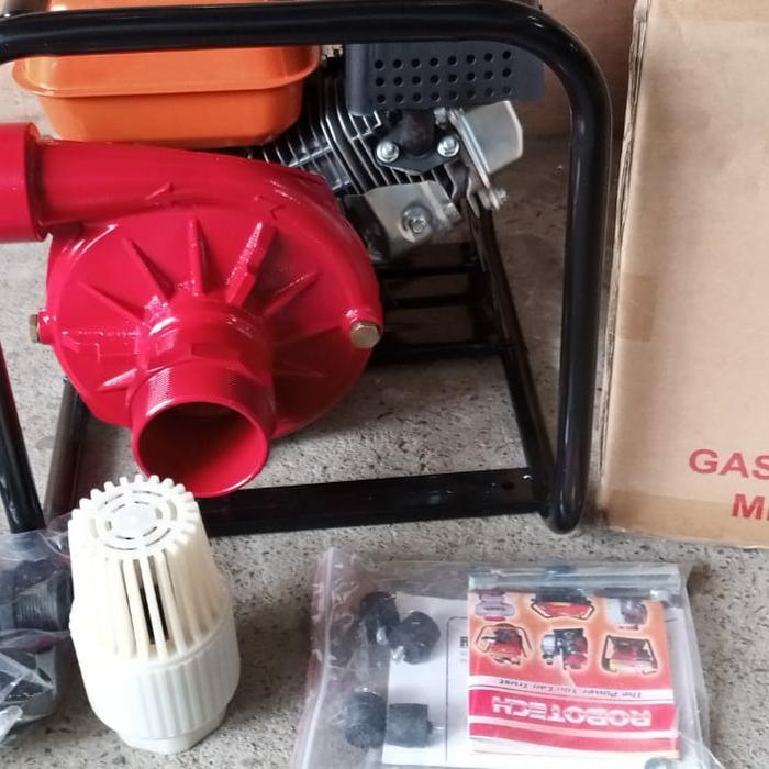 POMPA HIGH PRESSURE PUMP TURBO MESIN GX220 IN 3 OUT 2 MERK ROBOTECH