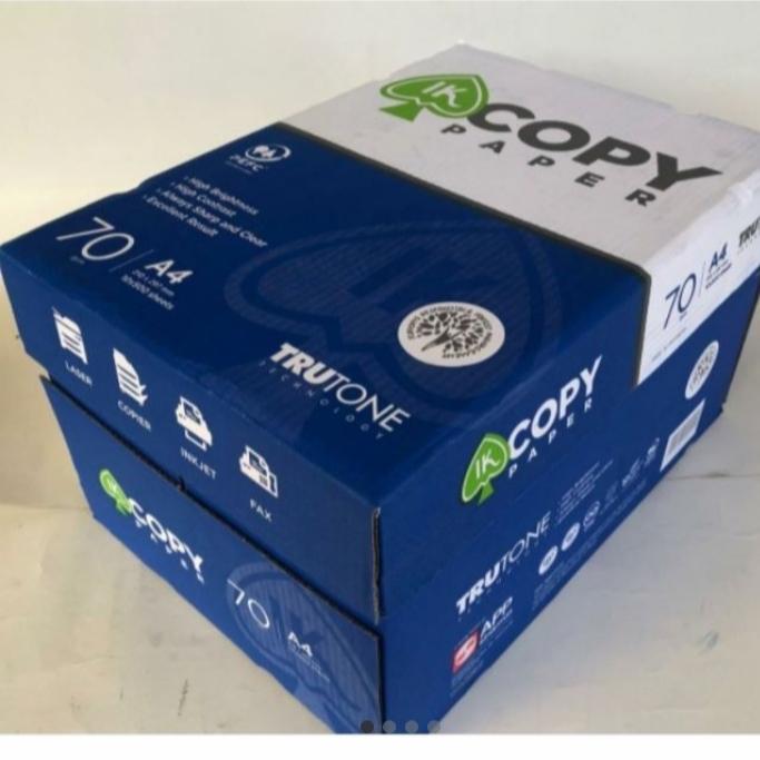 1 Box Kertas Hvs A4 Ik Copy Paper(5 Rim)