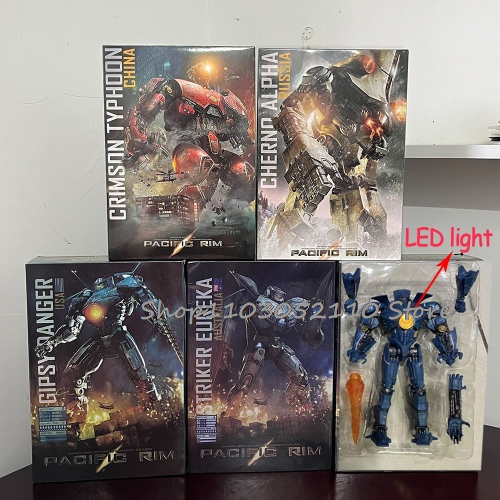 Neca Pacific Rim Figure Led Red Tramp Japanese Mecha Bandai Giy Danger Obsidian Fury The Eureka