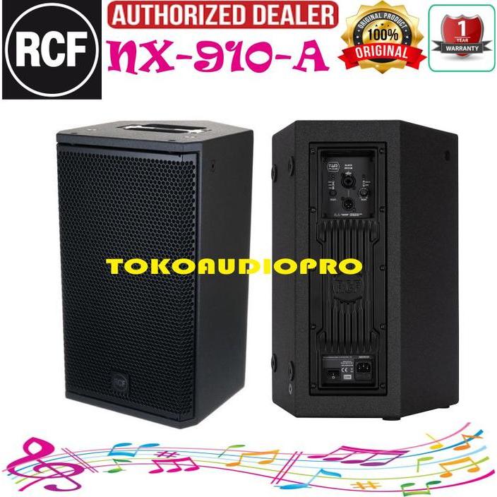 Rcf Nx910A 10-Inch Speaker Aktif Original Rcf Nx-910A Speaker Aktif Co