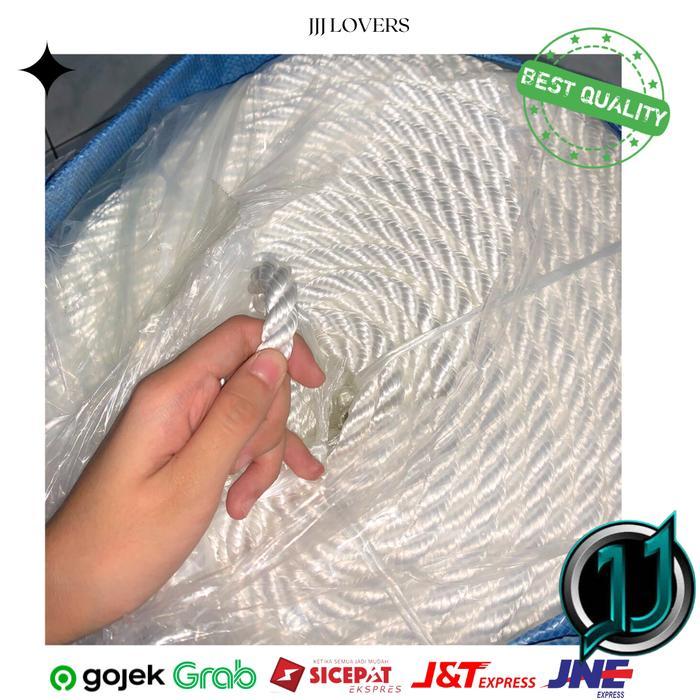 Tali Tambang Nylon/ Tali Nilon/ Tambang Putih/ Tambang Nylon 12mm Roll