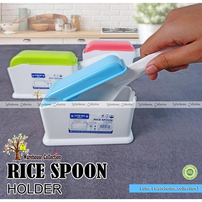 [Per- Pcs] Tempat Centong Nasi Anti Cicak// Tempat Sendok Nasi / /Rice Spoon Holder 3105 //Tempat