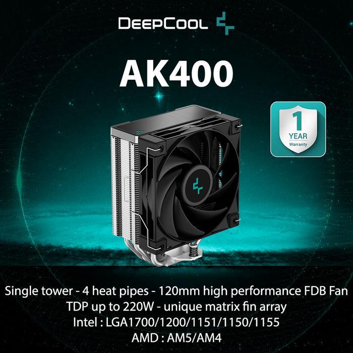 Deepcool Ak400 Cpu Cooler