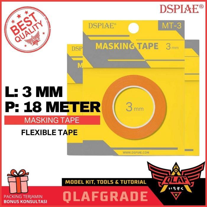 Premium Terbatas MASKING TAPE 3MM DSPIAE cat gundam model kit airbrush hand brush