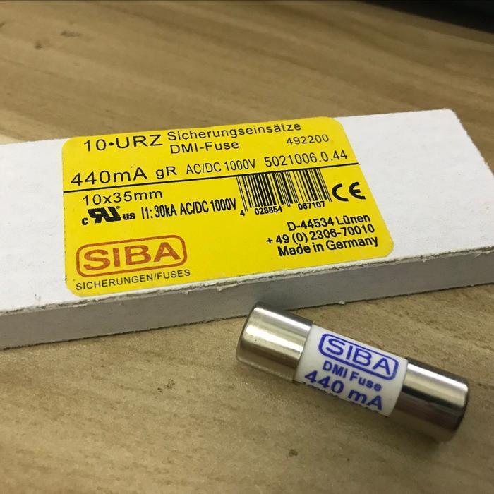 SALE 20 PCS SIBA FUSE 440MA 1000V 30KA 5021006 10X35MM REPLACED BUSSMANN DMM-B-44/100-R 440MA 1000V