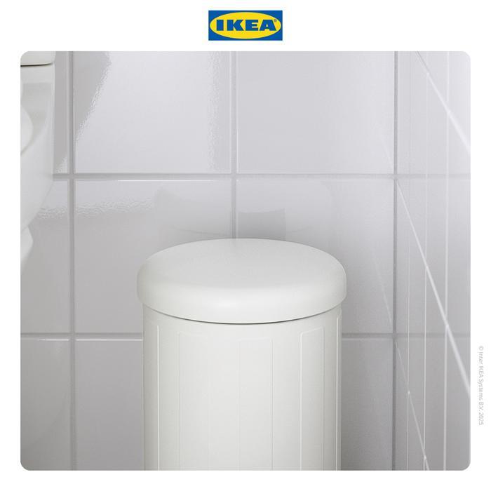 Ikea Toftan Tempat Sampah Minimalis Putih 4L Plastik Terlaris