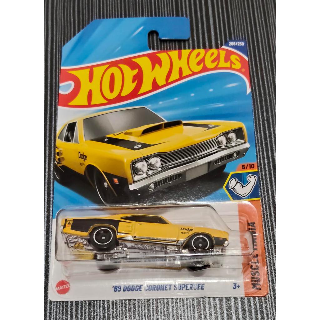 Hot Wheels '69 Dodge Coronet Superbee Kuning