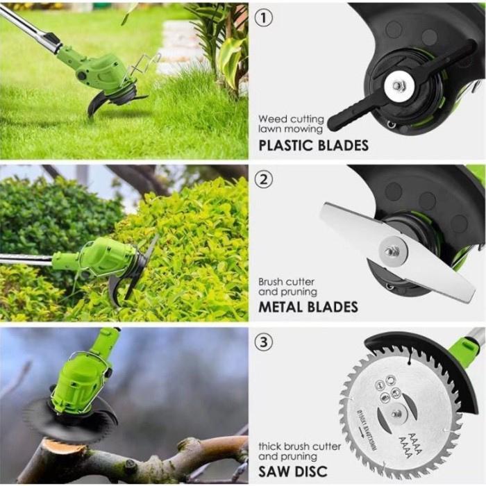 Fligman-Mesin Potong Rumput Battery 12V Mesin Pemotong Rumput Portable Populer