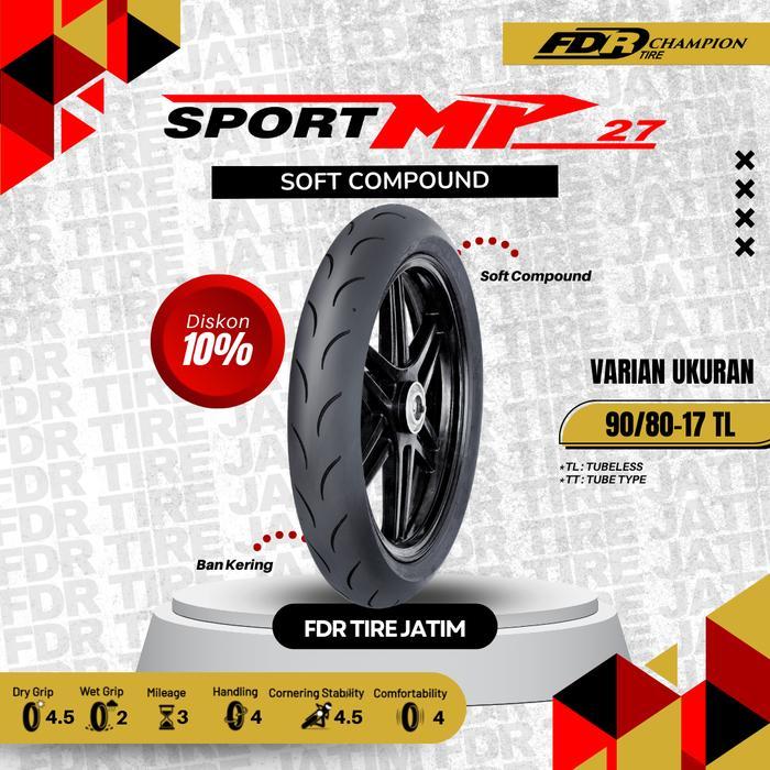 FDR TL SPORT MP-27 90/80 - 17 Ban Motor Ring 17 - Tubeless