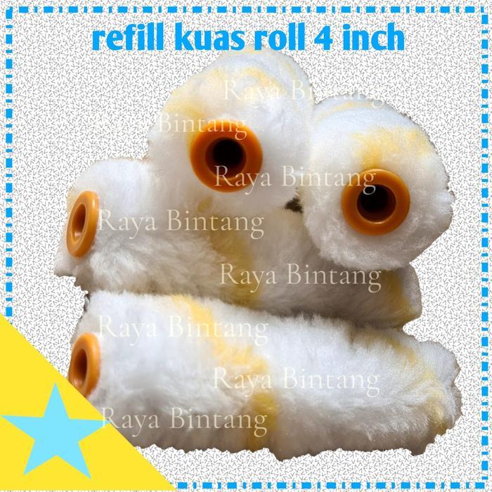 "New" Paket bak 7 in 1 kuas roll 9inch kuas 5inch refill sarung tangan rajut 3 benang peralatan
