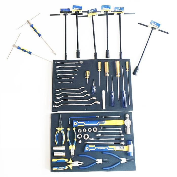Mekanik Truster Rak + Tool Set Lakoni / Caddy Tools box mekanik truster AHASS / Alat praktik sekolah