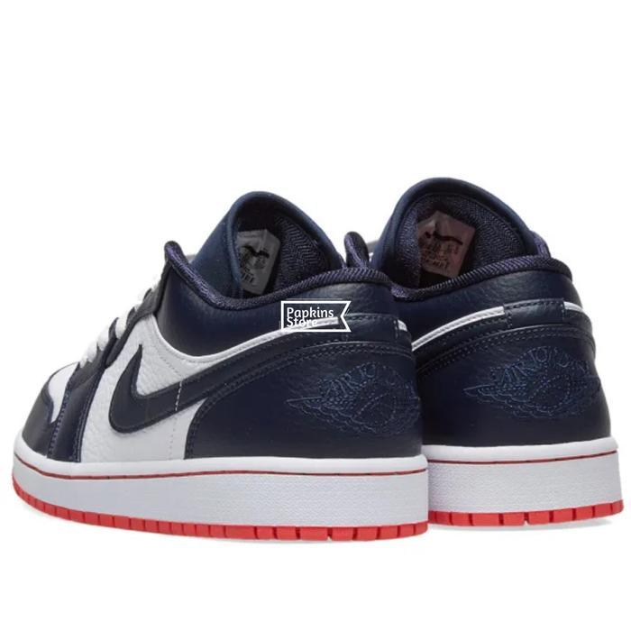 Sepatu Nike Air Jordan 1 Low Ember Glow / Sneakers Nike Pria Original Tbk