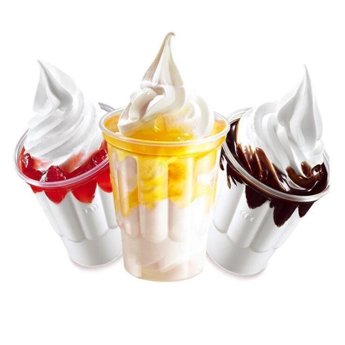 Cup Sundae Ice Cream / Gelas Sundae Es Krim / Cup Puding 8 Oz Cup Sip Per Pack