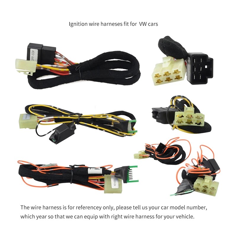 Pke Passive Keyless Entry Remote Start Stop Plug And Play Car Alarm Kit Fit For VW Tiguan Polo