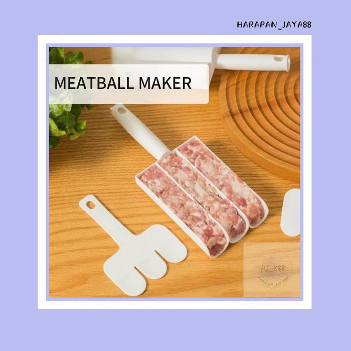 Alat Pencetak Bakso Model 3 Baris Daging Plastik