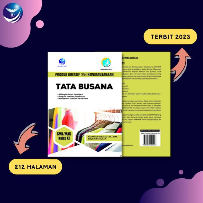 DISKON Buku SMK Produk Kreatif dan Kewirausahaan Tata Busana untuk SMK/MAK Kelas XI - Rina Maruti