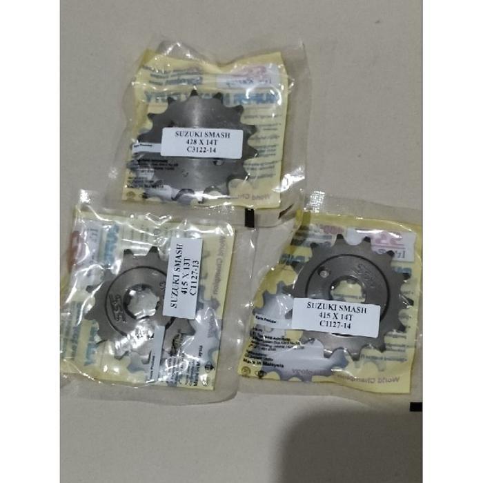 Gear Gir Depan SSS 415 428 Original Shogun 110 125 Smash Supra X 125 Supra Fit Supra Lama Karisma