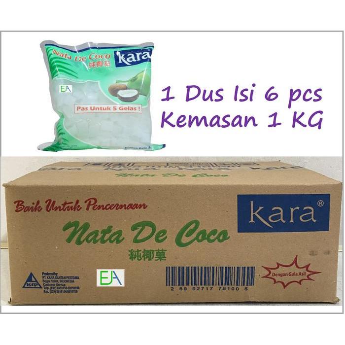 [Dus] Kara Nata De Coco 1000Gr / Nata De Coco 1Kg - Dus / Box
