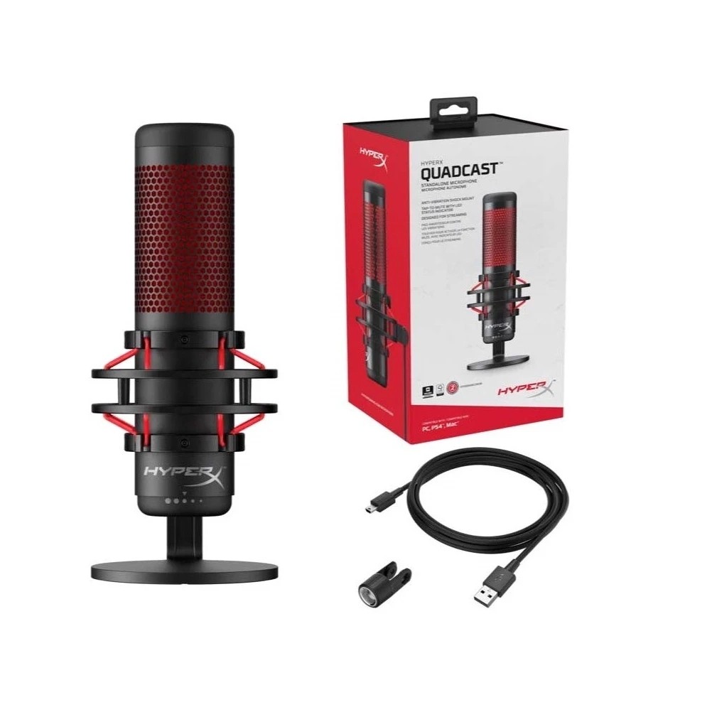 Original HyperX QuadCast / QuadCast S / SoloCas Mini E-Sports Microphone Computer Gaming Live Mic