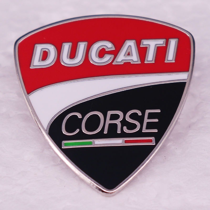 High Quality Ducati Logo Metal Badge Handmade DIY Wallet Backpack Clothing Waistband Accessories