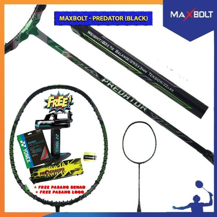 New Maxbolt Predator Raket Badminton Original