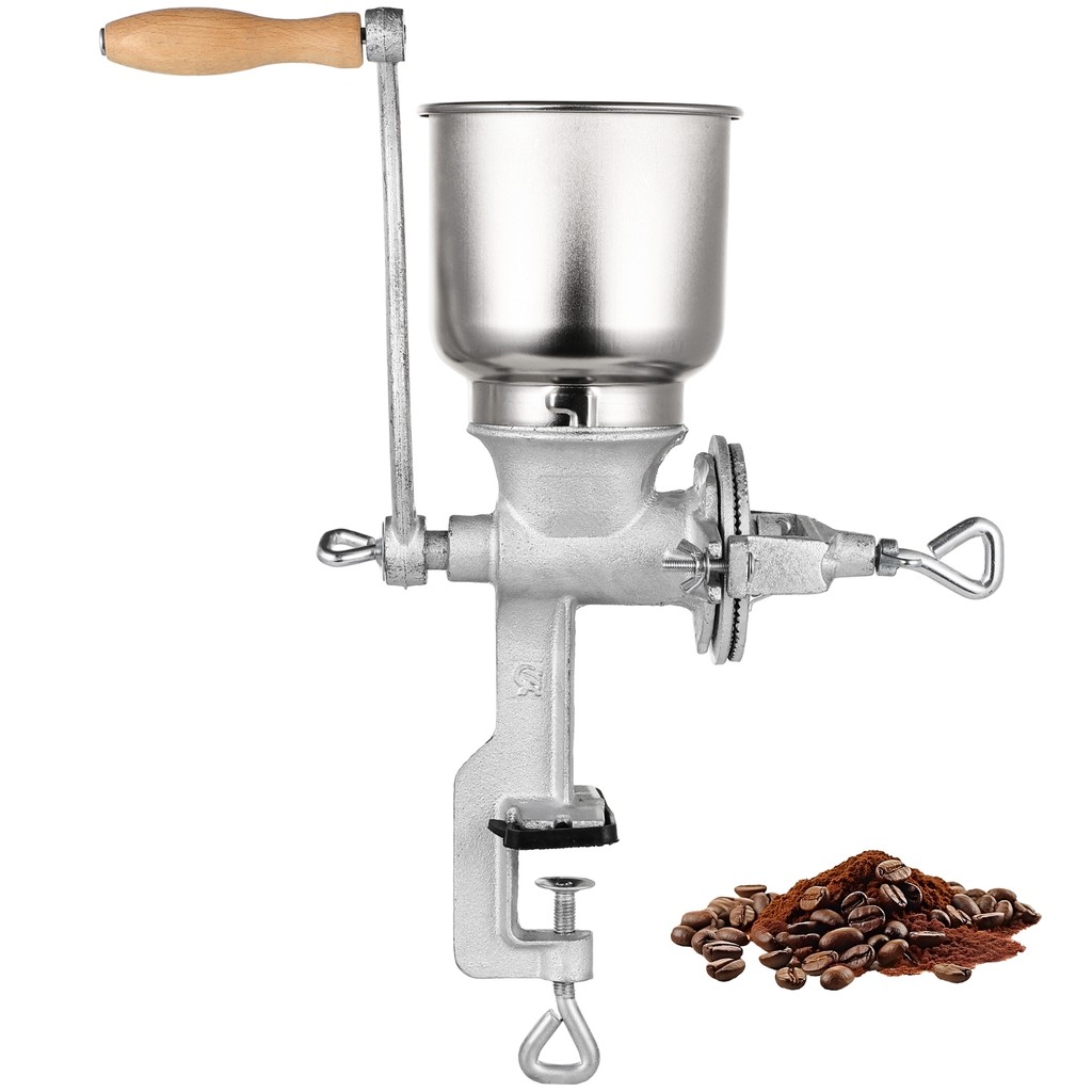 High Hopper Corn Grinder Iron Grain Grinder Manual Coffee Grinder Hand Grinder With Large Hopper for