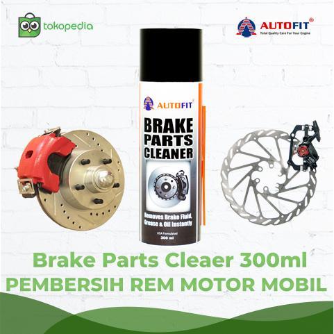 Autofit Brake Parts Cleaner 300ml Cairan Pembersih Part Rem Kanvas Mobil Motor