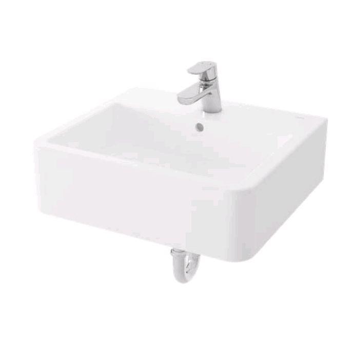 WASTAFEL GANTUNG LW644CJ LENGKAP TANPA KRAN, WASTAFEL TOTO LW 644 CJ FULLSET