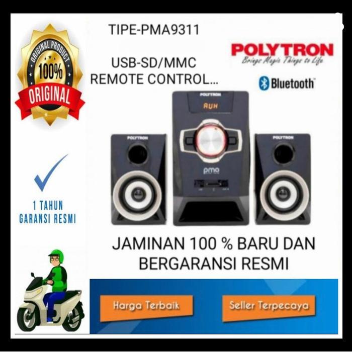 Terlaris POLYTRON SPEAKER MULTIMEDIA PMA 9311 PMA9311 PMA-9311 GARANSI RESMI SALE