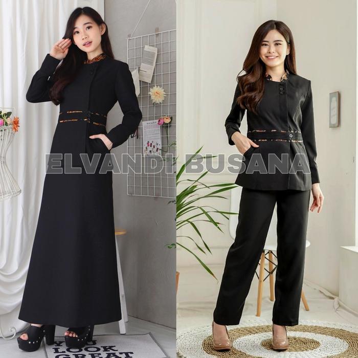 TERLARIS Setelan jas wanita / Seragam kerja blazer wanita / Seragam guru / Setelan baju guru wanita