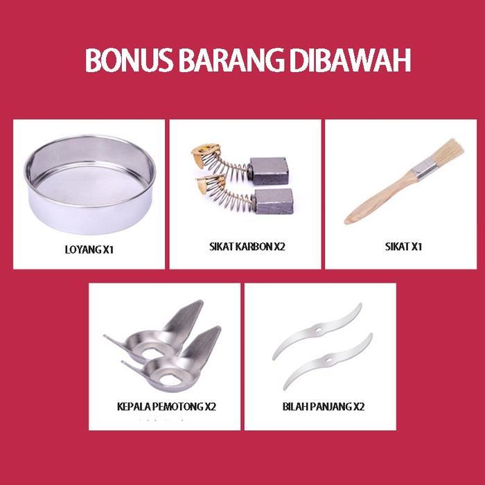 800G Mesin Penepung Listrik Powder Grinder Serbaguna Miller Mesin Penepung Bumbu Rempah / Tepung /