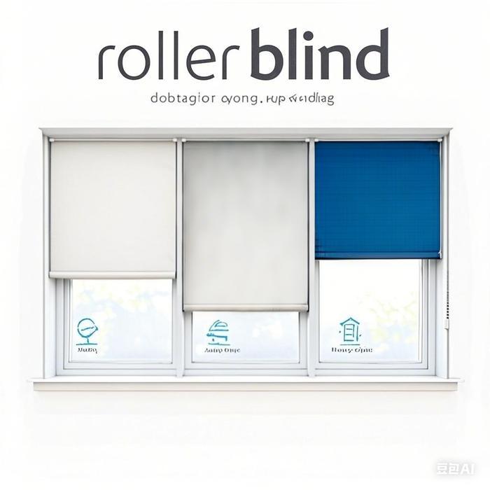 WISPACE Tirai Jendela Minimalis Roller Blind Jendela Gorden Minimalis Tirai gulung Jendela Blackout